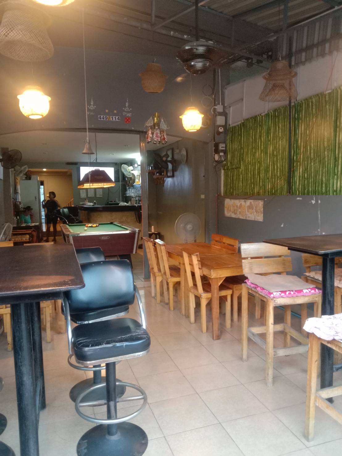 the Forgetmenot Bar bar desk