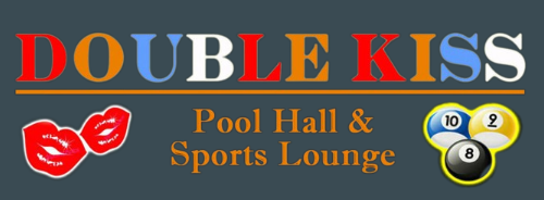 Double kiss pool hall & sports lounge pattaya, publicity sign