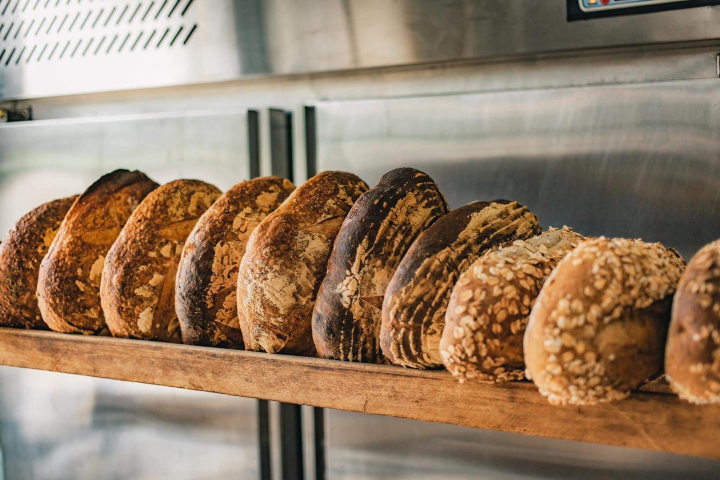 La Crèmerie, ice cream parlour in Pattaya, bread rack