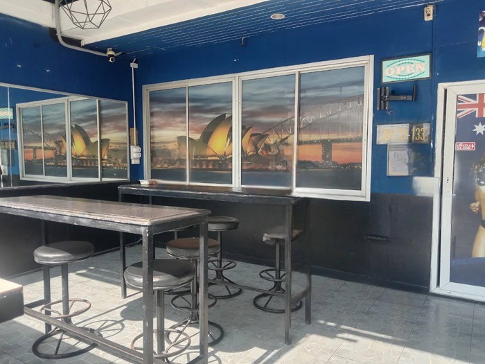 True Blue Aussi bar, Pattaya darkside,  outdoor view