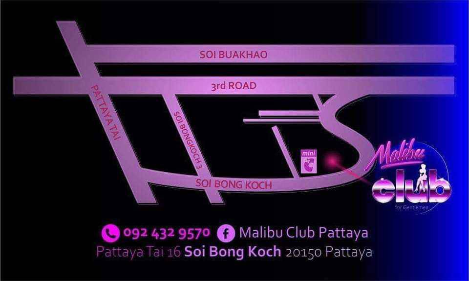 Malibu, top gentlemensclub pattaya, roadmap
