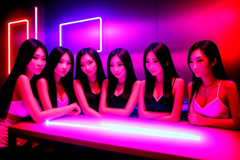 Carre Blanc, gentlemens club soi Bongkoch Pattaya, receptionist inside the club