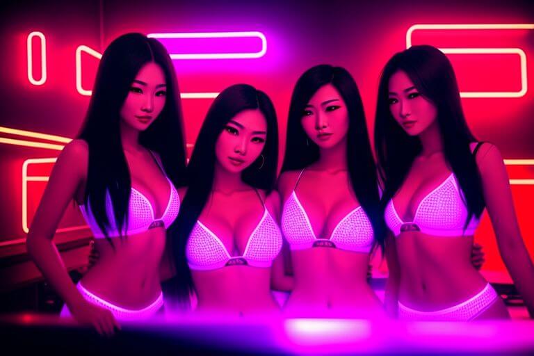 Carre Blanc, gentlemens club soi Bongkoch Pattaya, internal performance staff