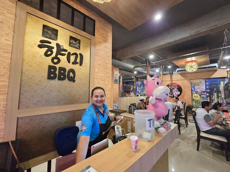Hangme Korean restaurant, Pattaya north,  friendly and exellent staff