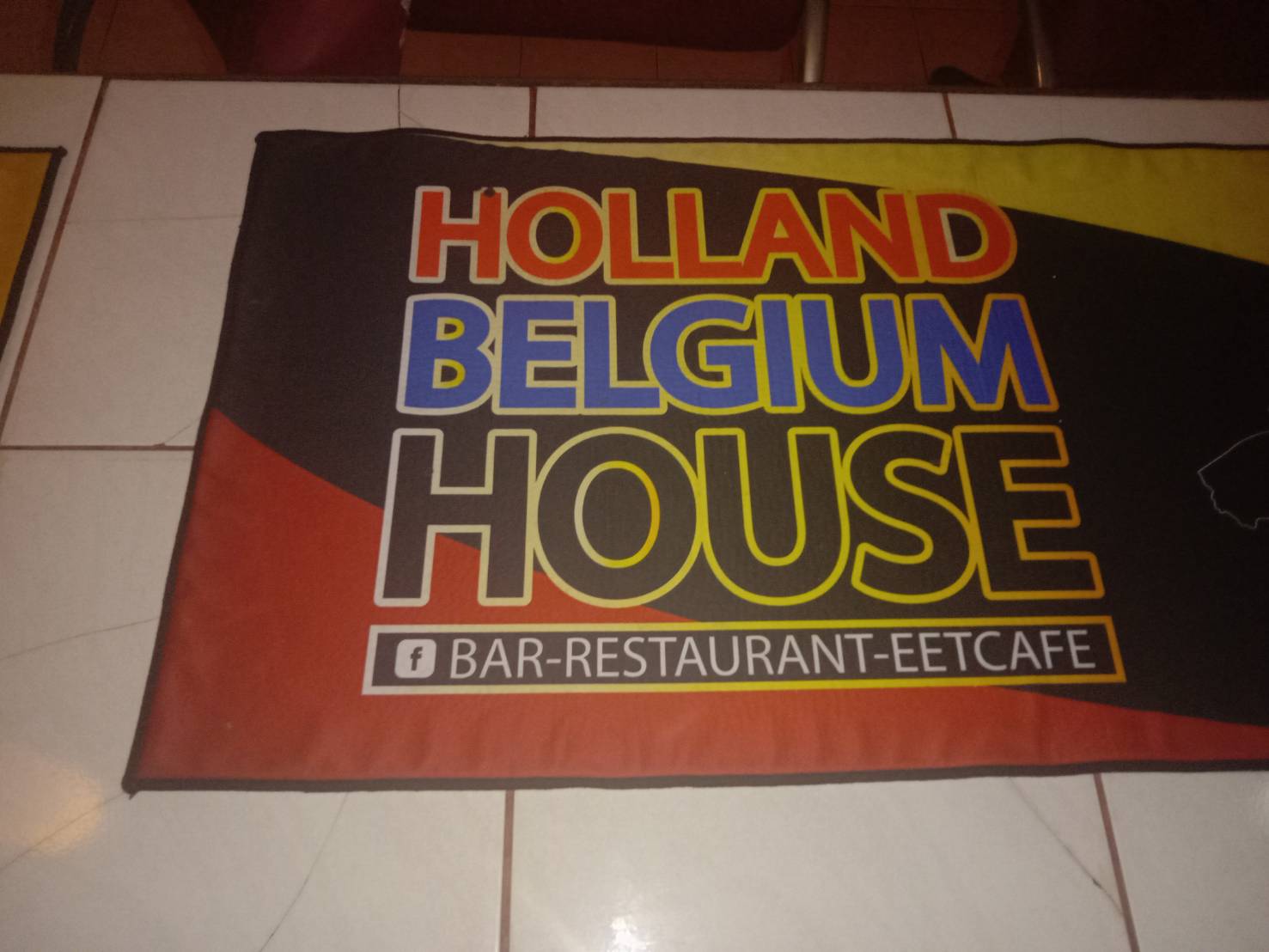 Holland Belgium House, Pattaya, some in restaurant