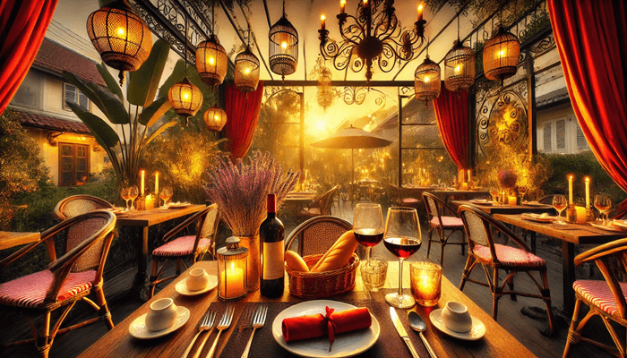 AI arte from French restaurants in Pattaya