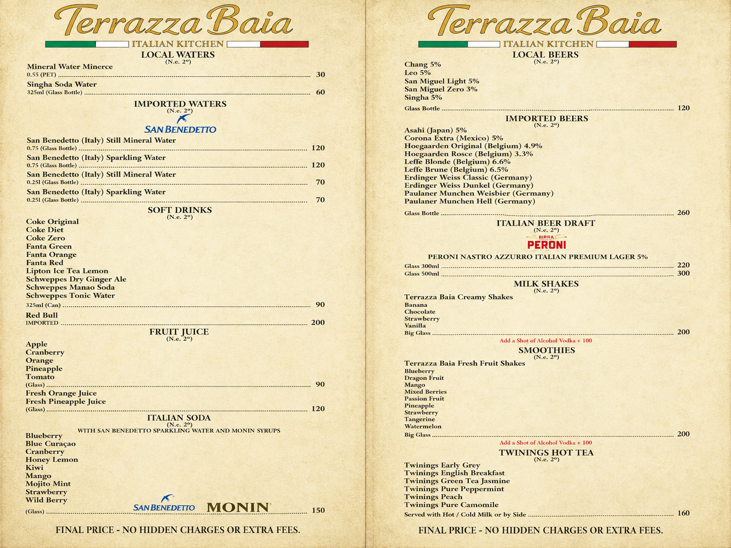 Terrazza Baia - Drinks menu - Page 7