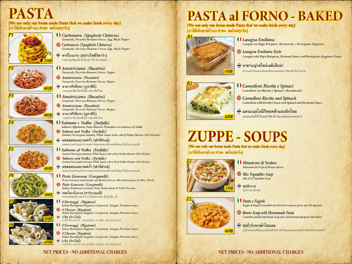 Terrazza Baia - Food menu - Page 3
