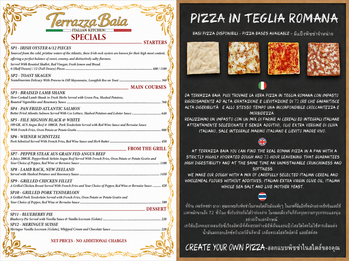 Terrazza Baia - Food menu - Page 7