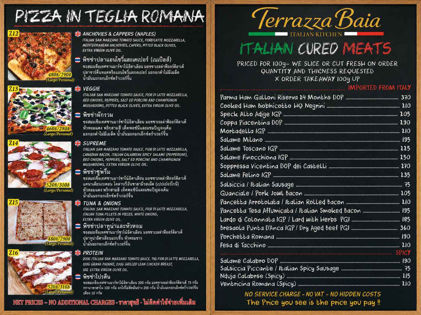 Terrazza Baia - Food menu - Page 8