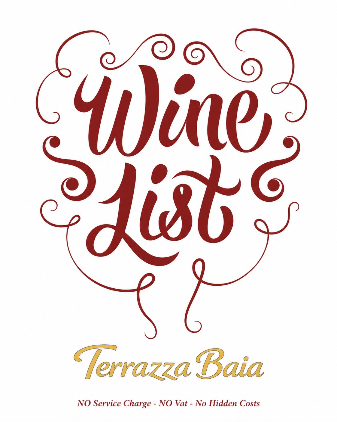 Terrazza Baia - Wine list - Page 1