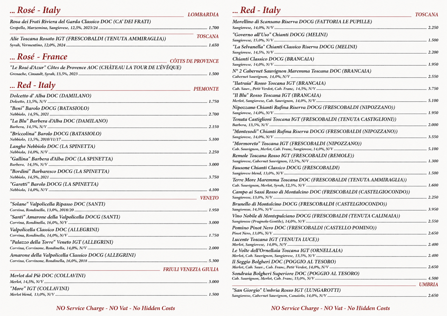Terrazza Baia - Wine list - Page 4