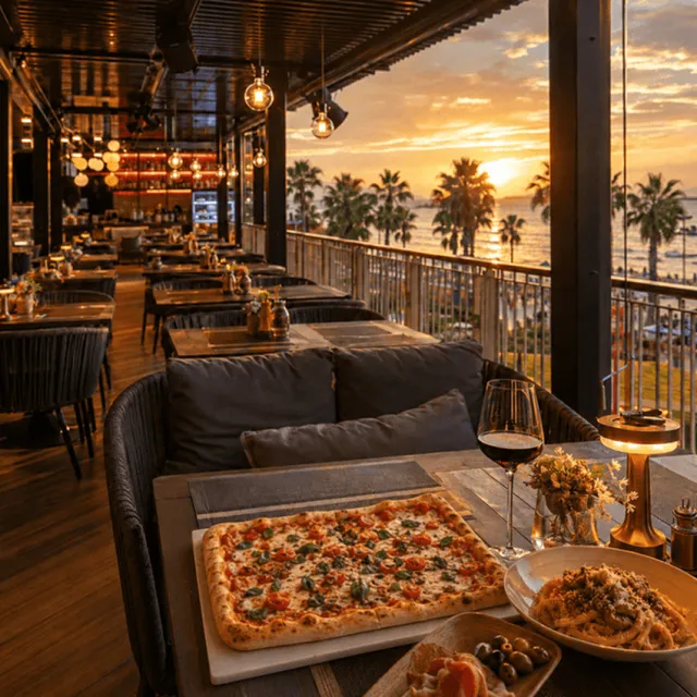 Terrazza Baia, beachfront Italian restaurant