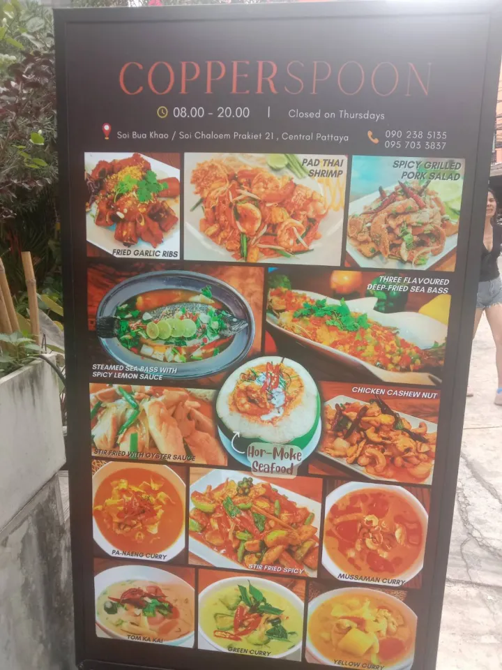 copper spoon menu