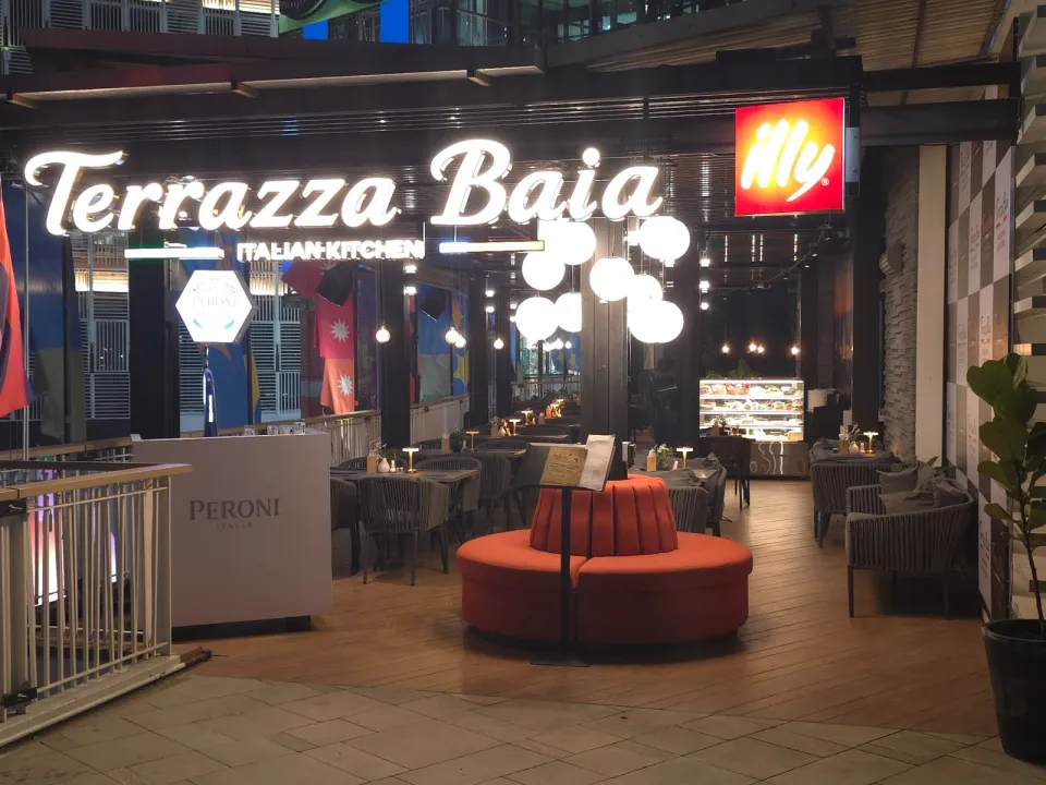Main entrance of Terrazza Baia at Central Festival Pattaya Beach
