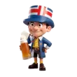 British Mascotte from Nim's kitchen, bar restaurant Jomtien Pattaya Thailand