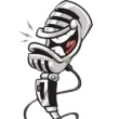 comedy hall Khao Talo Pattaya dark side, logo mascot