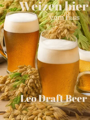 thai german house in pattaya, draft beer promotion banner