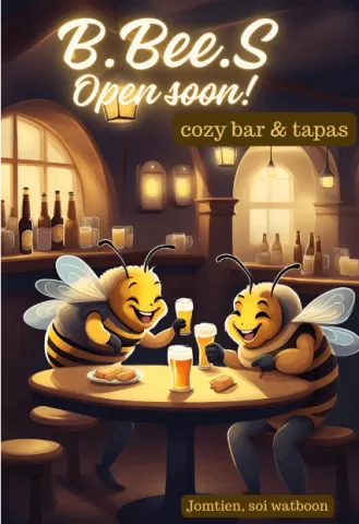 Grand opening soon B.Bee.S bar and restaurant