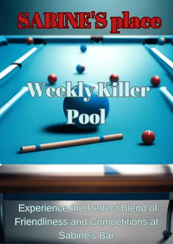 sabine's pool billiart bar in jomtien, killer pool promotion