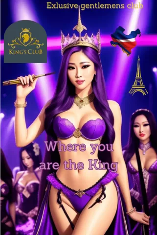 King's Club Pattaya 3rd. road, a gentlemen's club with custom ai art banner