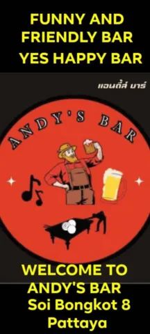 ANDY'S BAR, Soi Bongkoch 8, Pattaya, banner