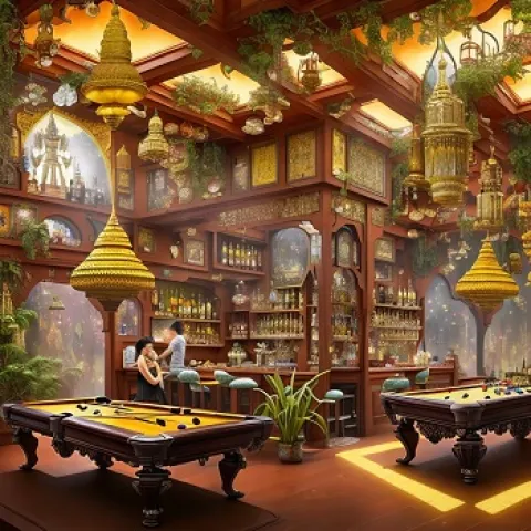 Bee Happy bar Pattaya, AI personal created art from PattayaBiz