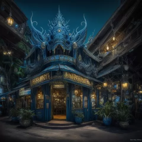  Forgetmenot Bar, ai image - Your Escape Haven in Tranquil Pattaya!