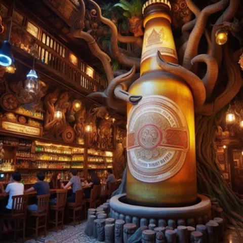 Pråe Bår Darkside Pattaya, custom ai art