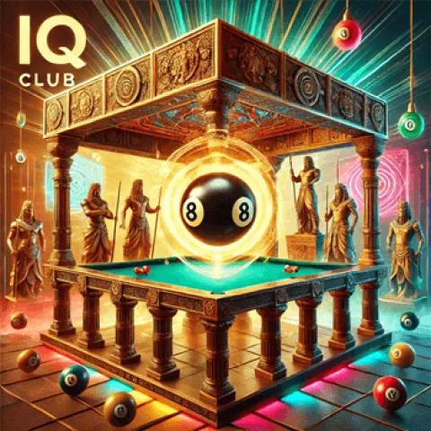 IQ Club, poolhall Pattaya, custom ai art